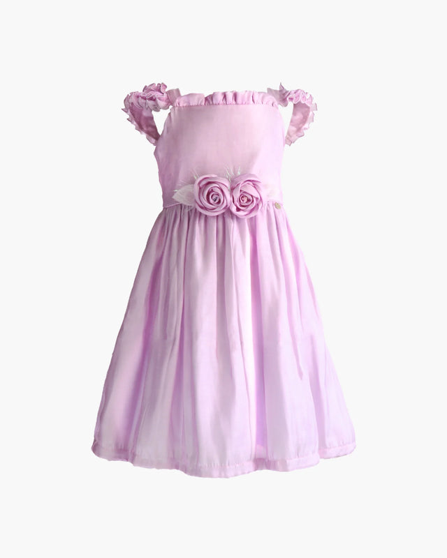 Vestido para niña - Mora en leche